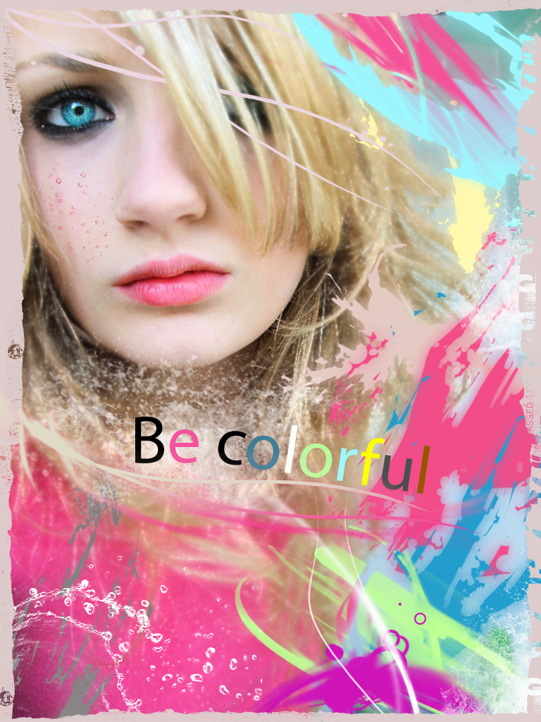 Be colorful