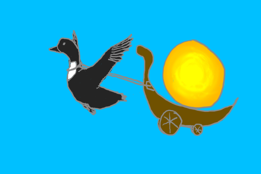 Duck-Driven Chariot