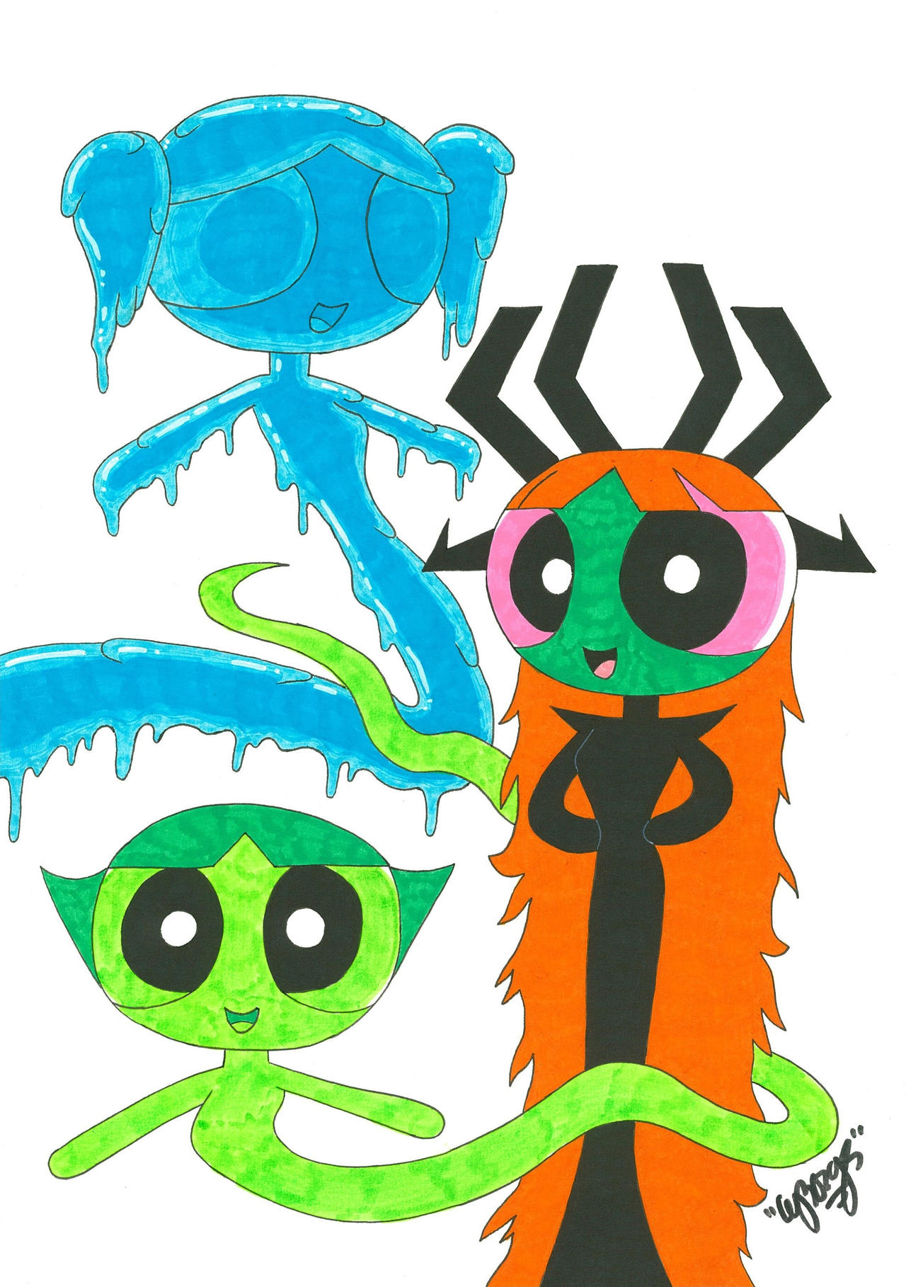 PPG random forms by GBHYDRA on DeviantArt