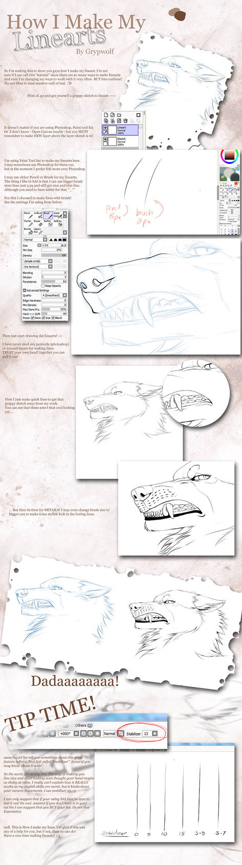 my lineart by grypwolf on deviantart