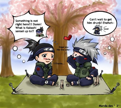 Kakashi and Iruka by Xatram on DeviantArt