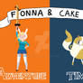 Adventure Time, Fionna and Cake double poster