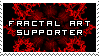 Fractal Art Supporter Stamp