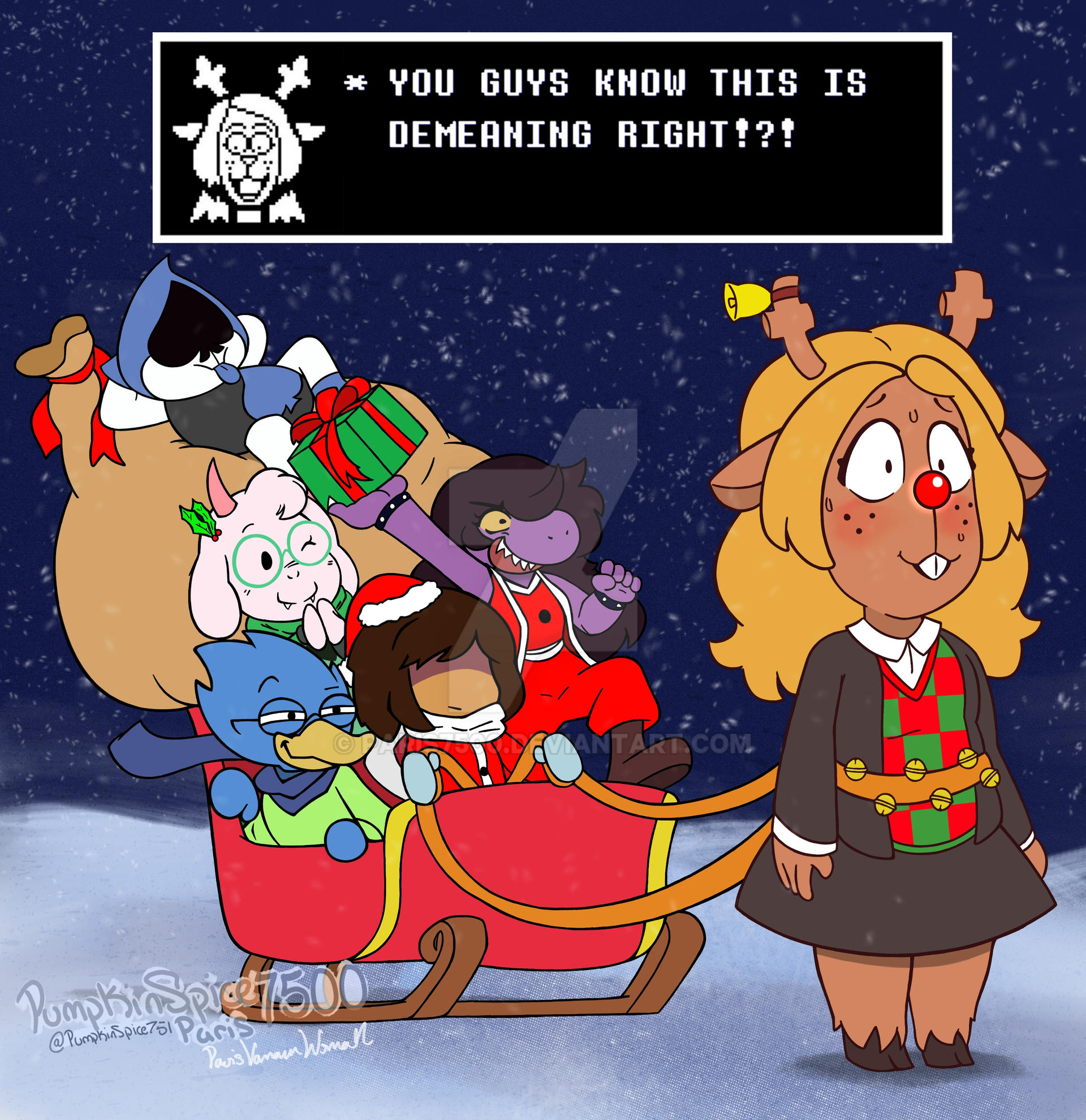 DELTARUNE: Noelle the Red Nosed Reindeer by Paris7500 on DeviantArt
