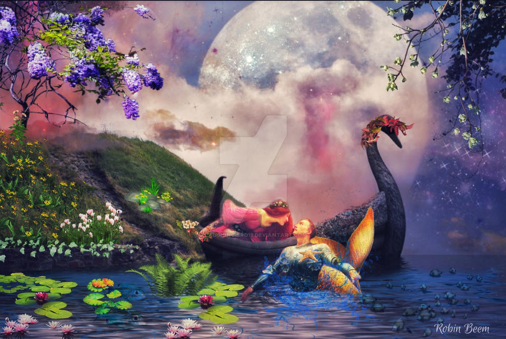 The kiss from the merman by Laughingbird11 on DeviantArt