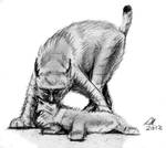 Lynx Maternal Love by philippeL