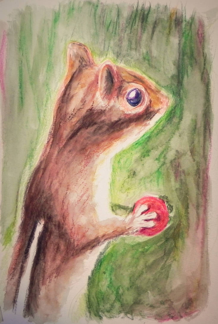Watercolor Chipmunk by philippeL