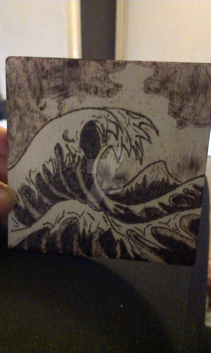 pyrography wave by aNecessarysedation on DeviantArt
