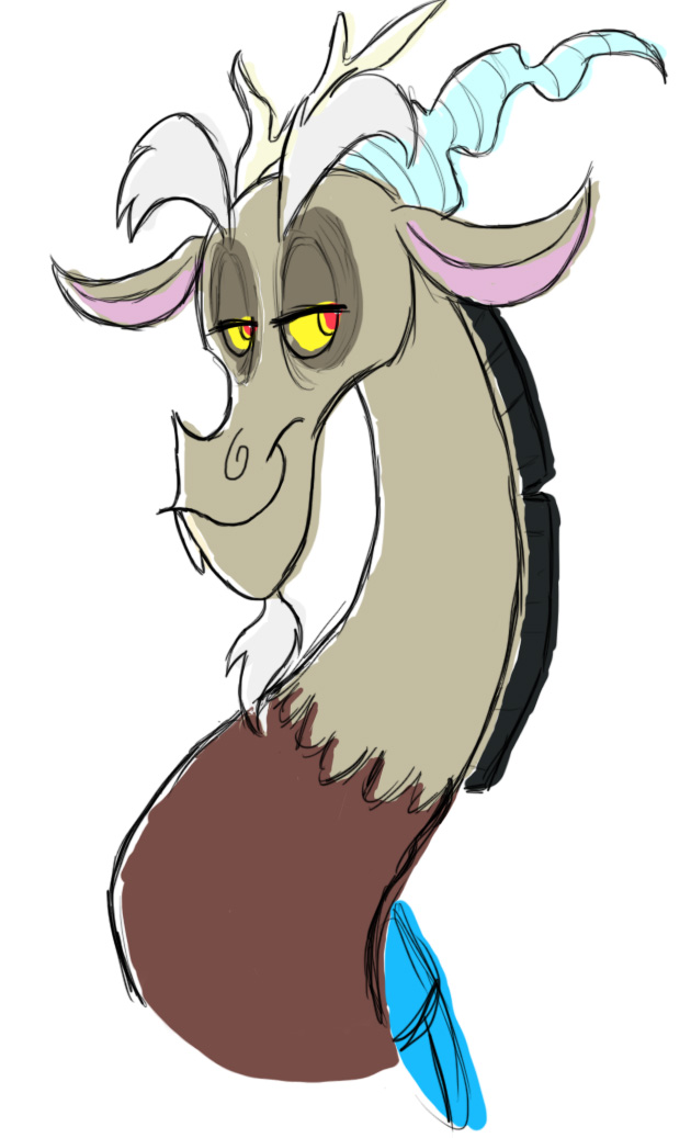 MLP:FiM - Discord bust by dontclimbontheIguana on DeviantArt