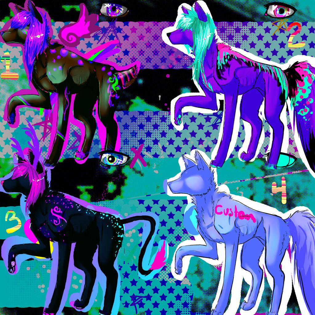 5 Point wolf adoptables Customs requests left!!