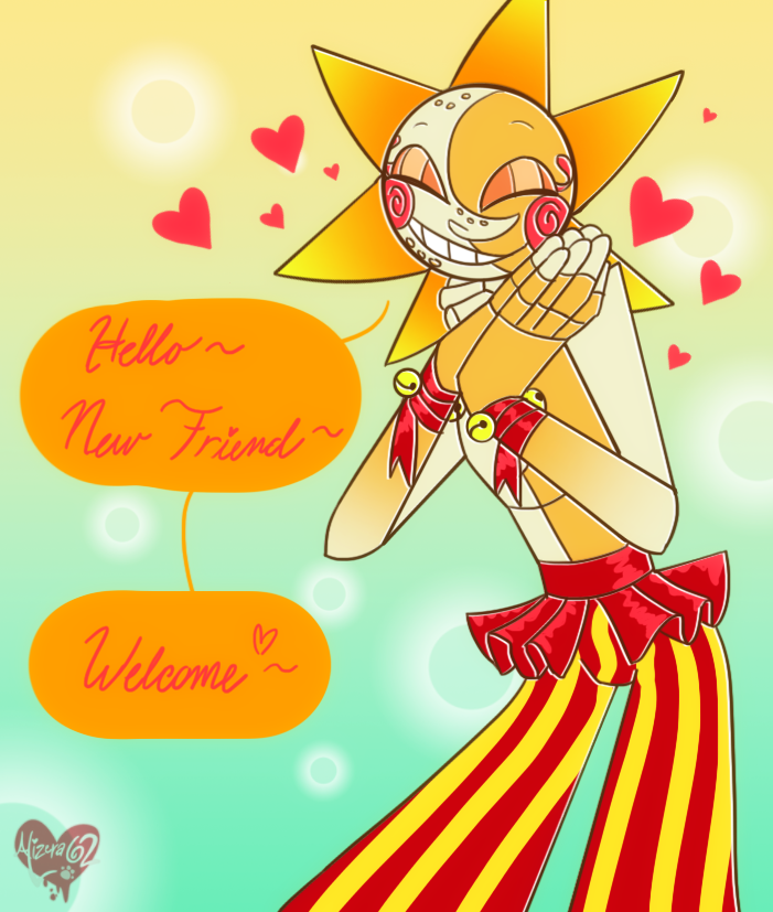 Fnaf- Sundrop Greets You~ by Alizera62 on DeviantArt