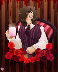 A cup of WarmTea and Bloody RedRoses