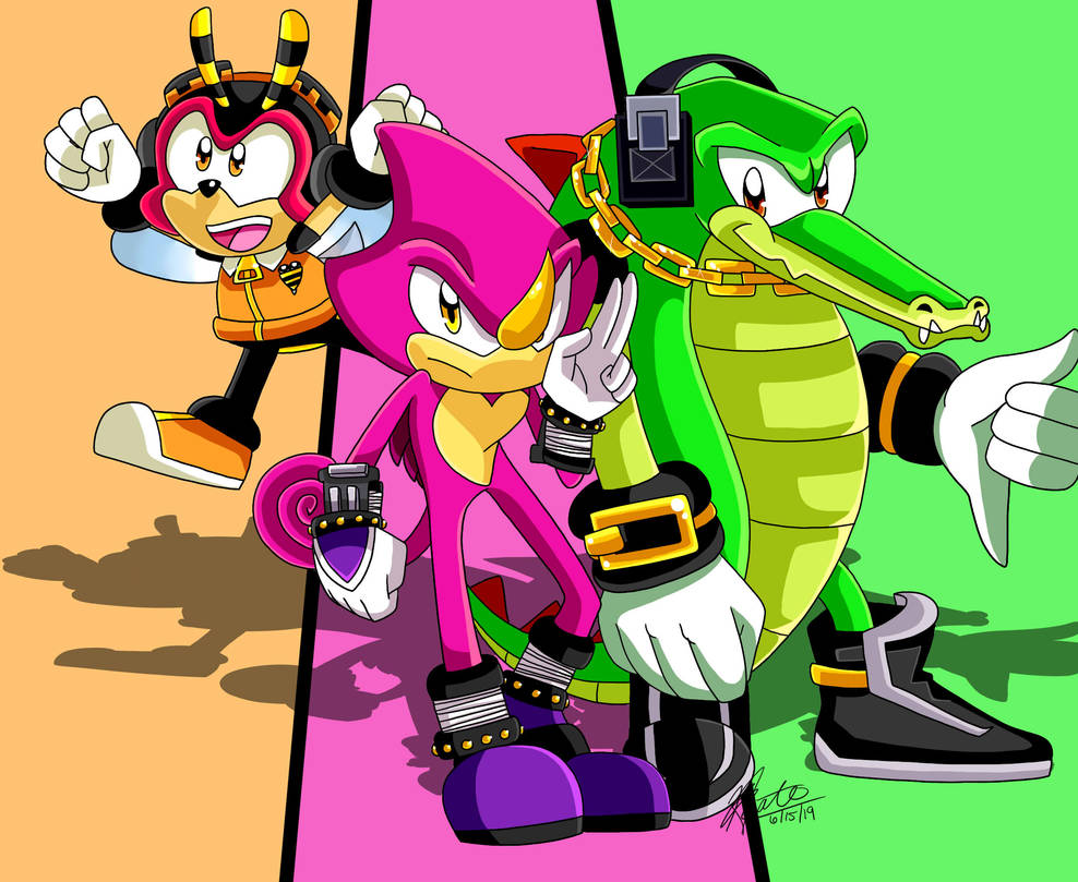 On to our next subject - the Chaotix #sonicthehedgehog #chaotix