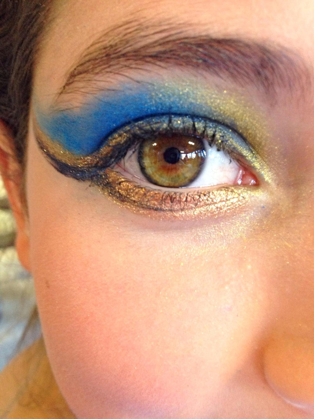 Aladdin Makeup:Genie by kcdragonluv DeviantArt