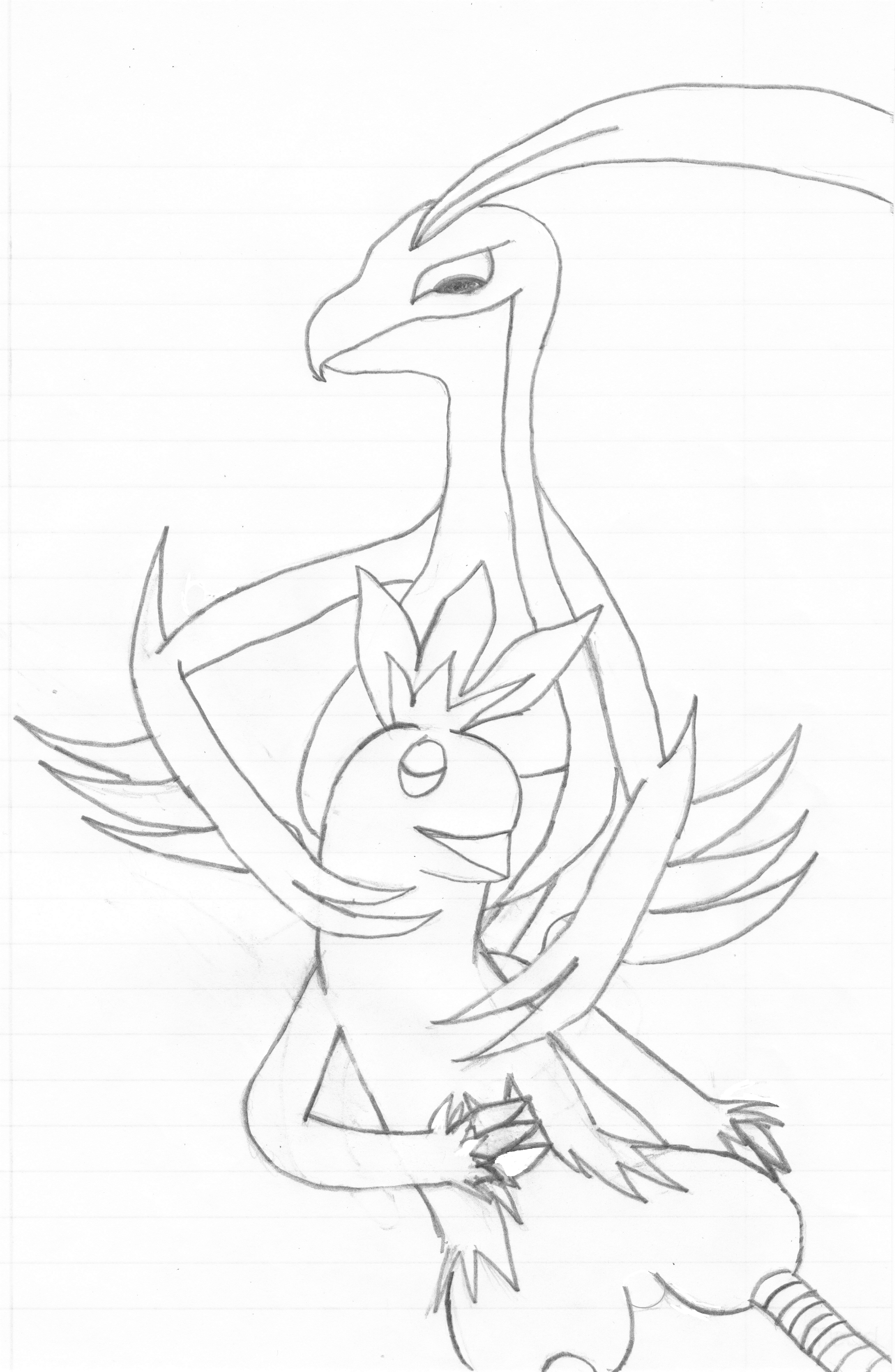 Grovyle And Combusken