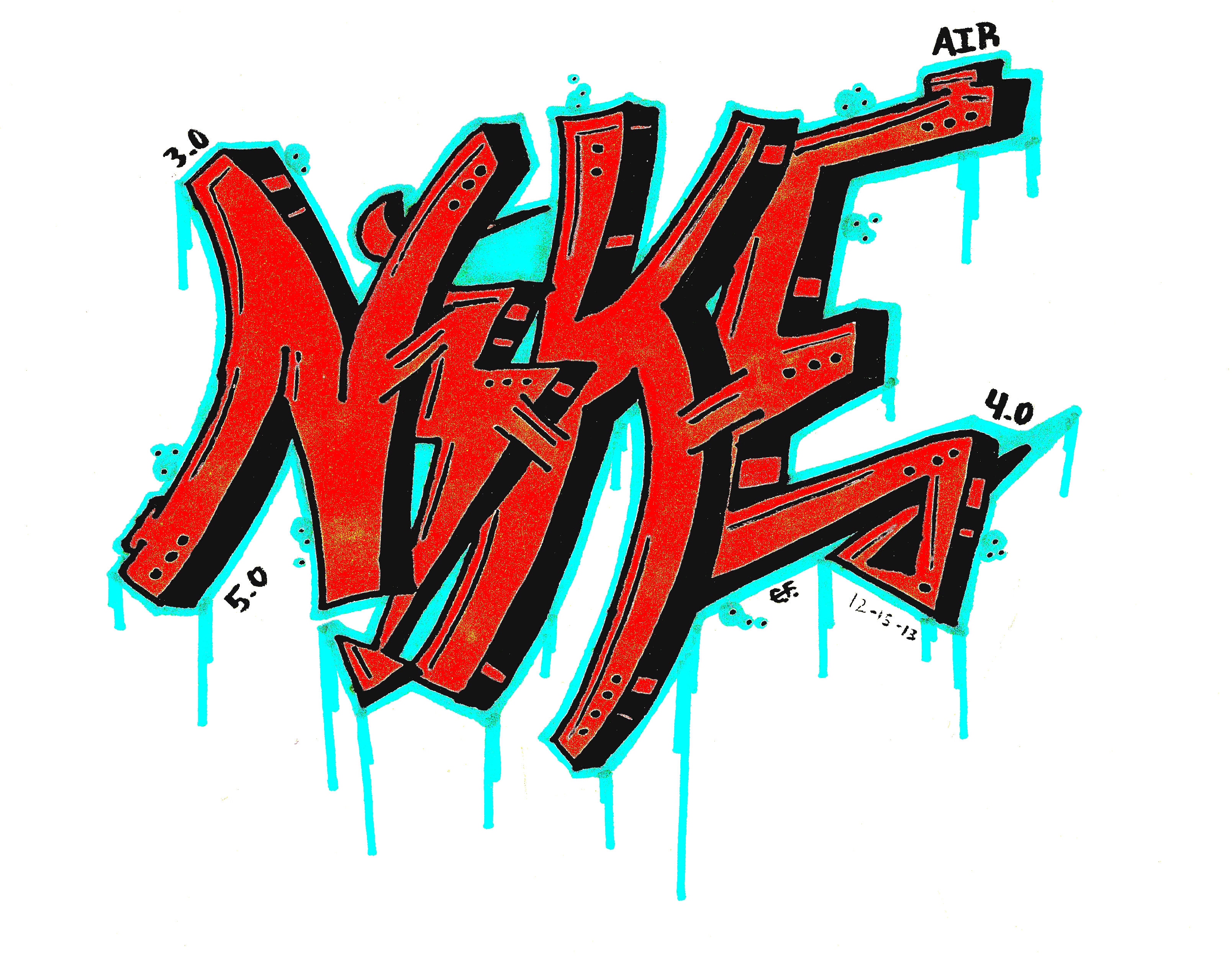 Граффити Nike