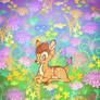 Deer and Flowers