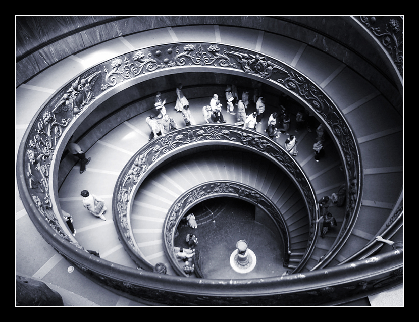 Stairs of the Vatican Museum