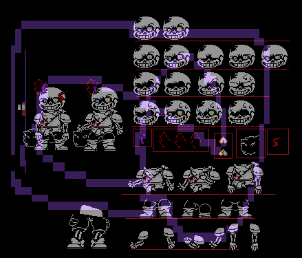 dusttrust sans sprite by Ralseimom on Newgrounds