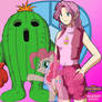 Pinkie Pie and Togemon