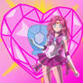 Sailor Laughter Heart Crystal