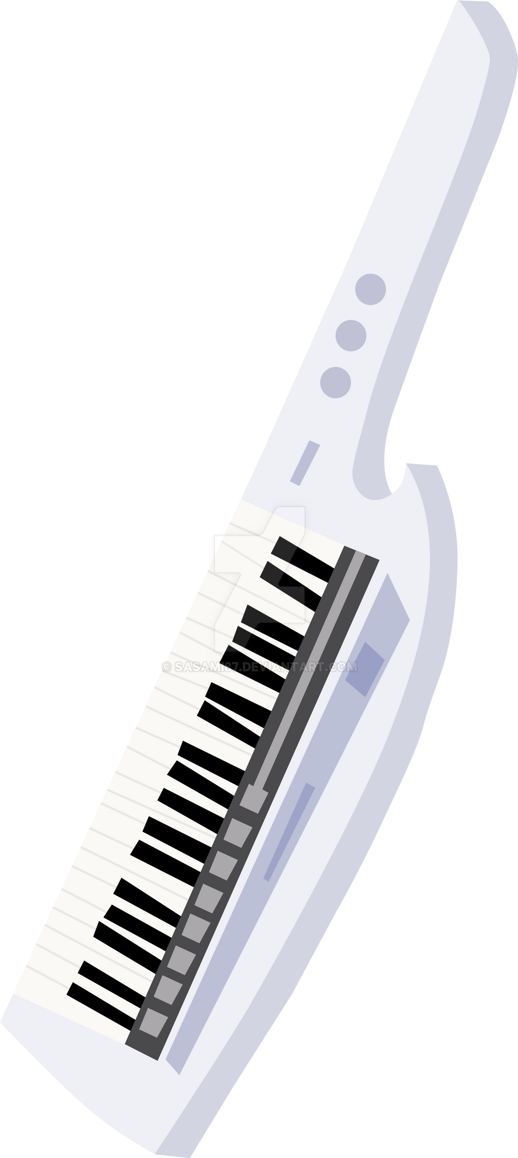 Rarity's Keytar by Sasami87 on DeviantArt