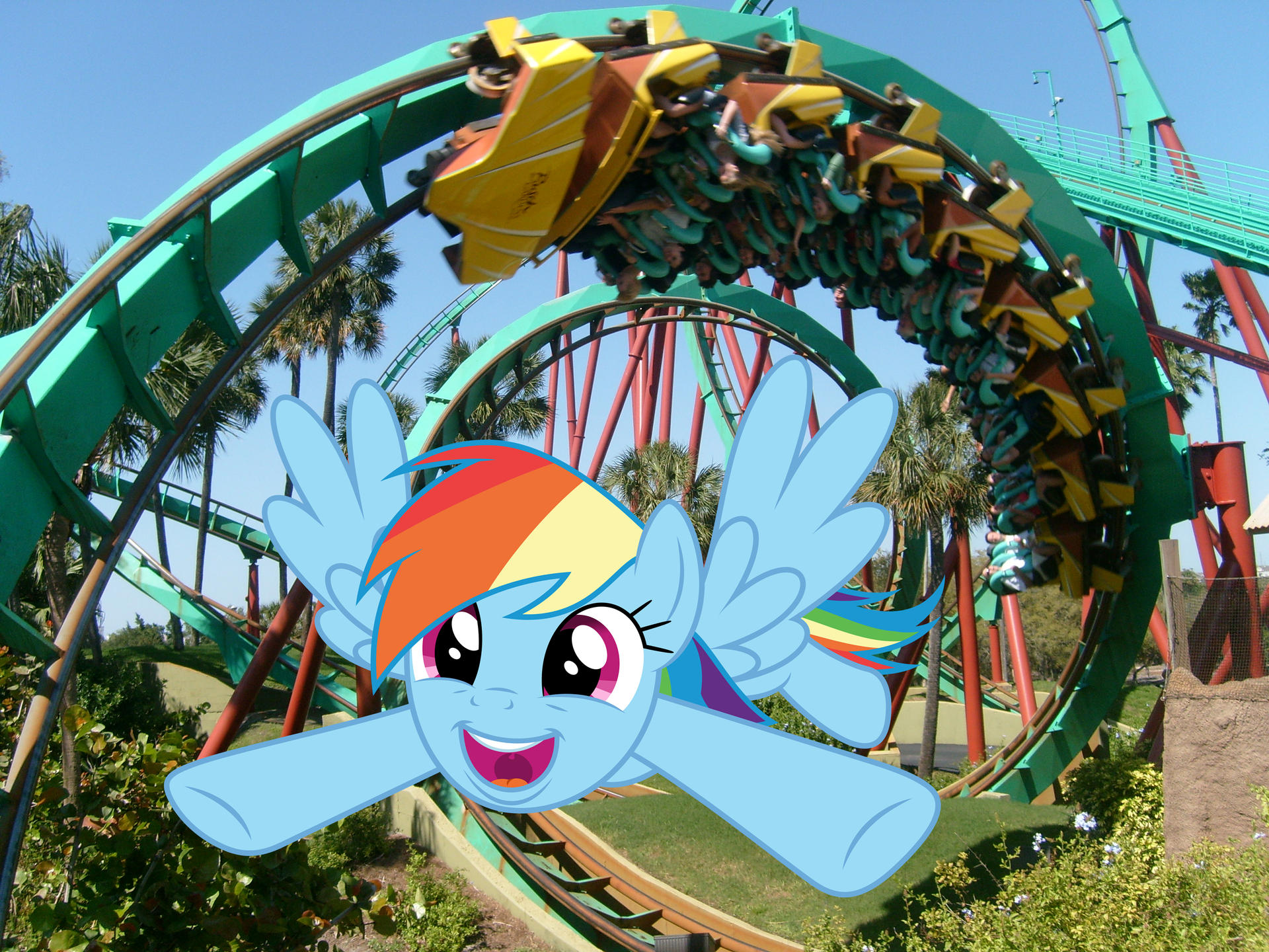 Busch Gardens Kumba Rainbow Dash By Sasami87 On Deviantart