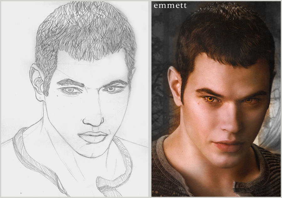 Tried To Draw Emmett Cullen By Vivilaraherm On Deviantart