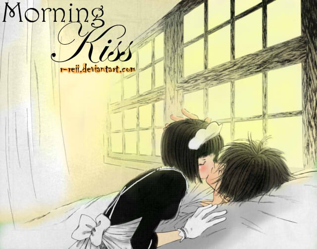 Morning Kiss by R-reii on DeviantArt Morning Kiss by R-reii on DeviantArt