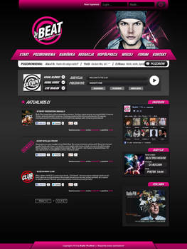 Radio The Beat Layout