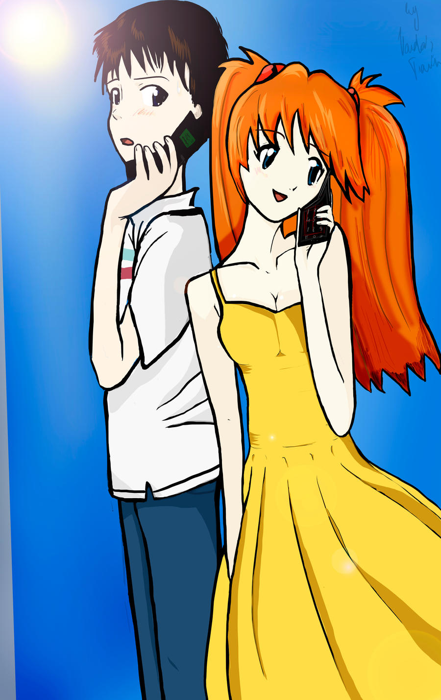 Asuka and Shinji