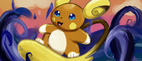 Surfing with Raichu!!