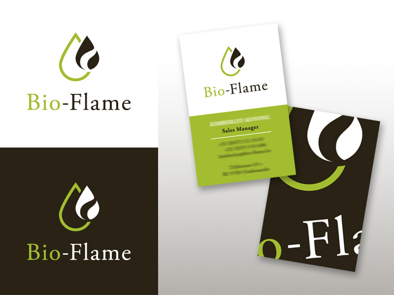 Logo and Card -  Bio-Flame