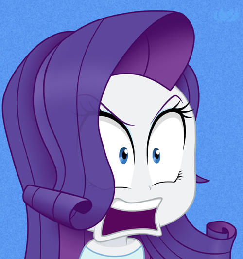 Retarded Rarity outraged Rarity by raininess on DeviantArt
