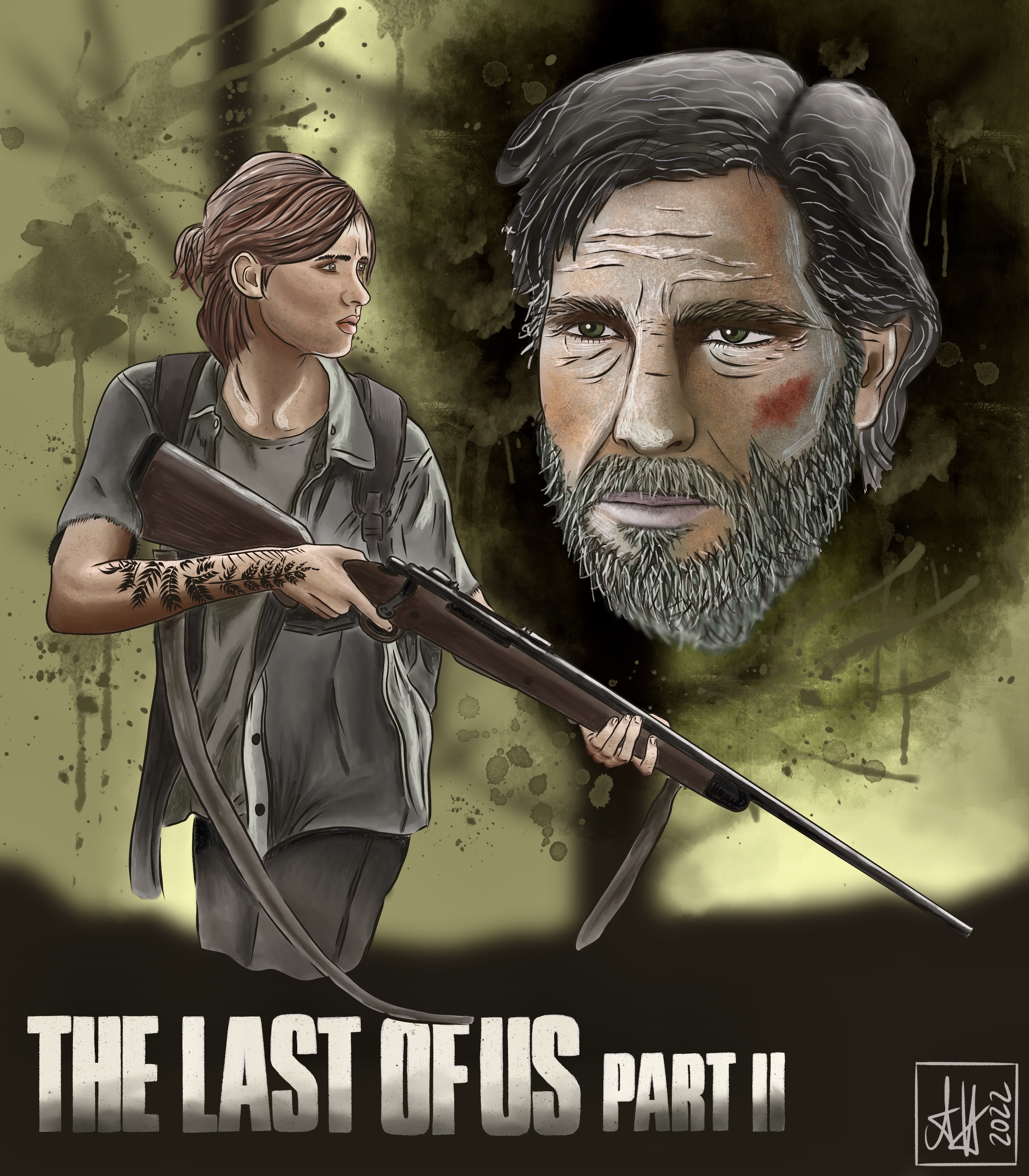 The Last of us 2 - Joel and Ellie Wallpaper by mikelshehata on DeviantArt