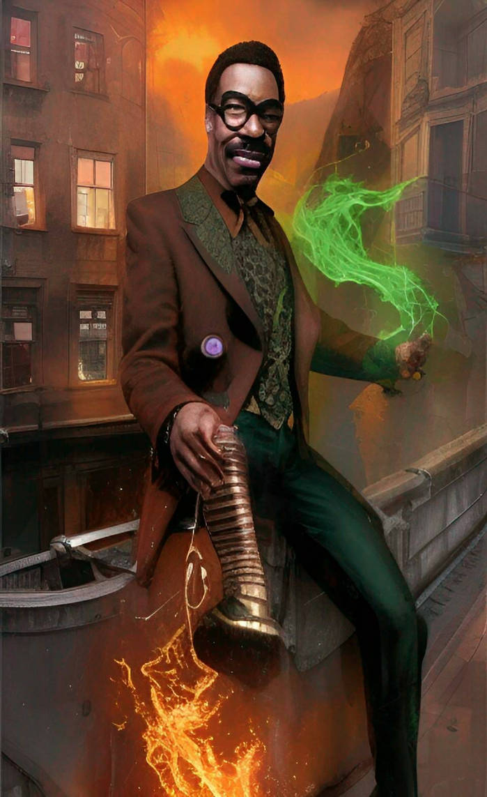 Batman Riddler Weapon Eddie Murphy as The Riddler with a Weapon by Walogreen on DeviantArt