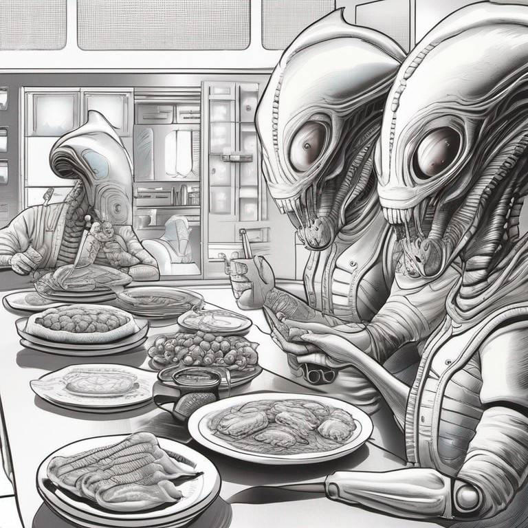 Aliens For Dinner (cover) by Walogreen on DeviantArt