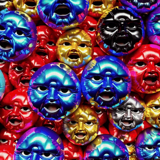Floating Faces