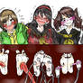 Persona 4 girls tickled feet by Tickle Love