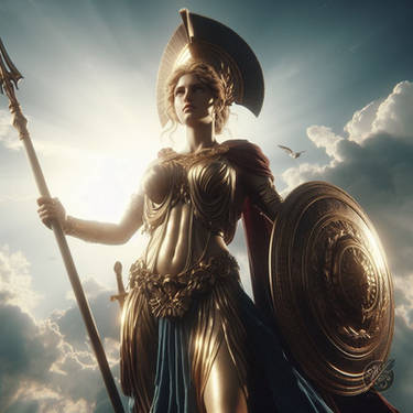 Athena by GreekMythologyinAi on DeviantArt