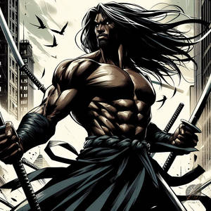 Black man warrior