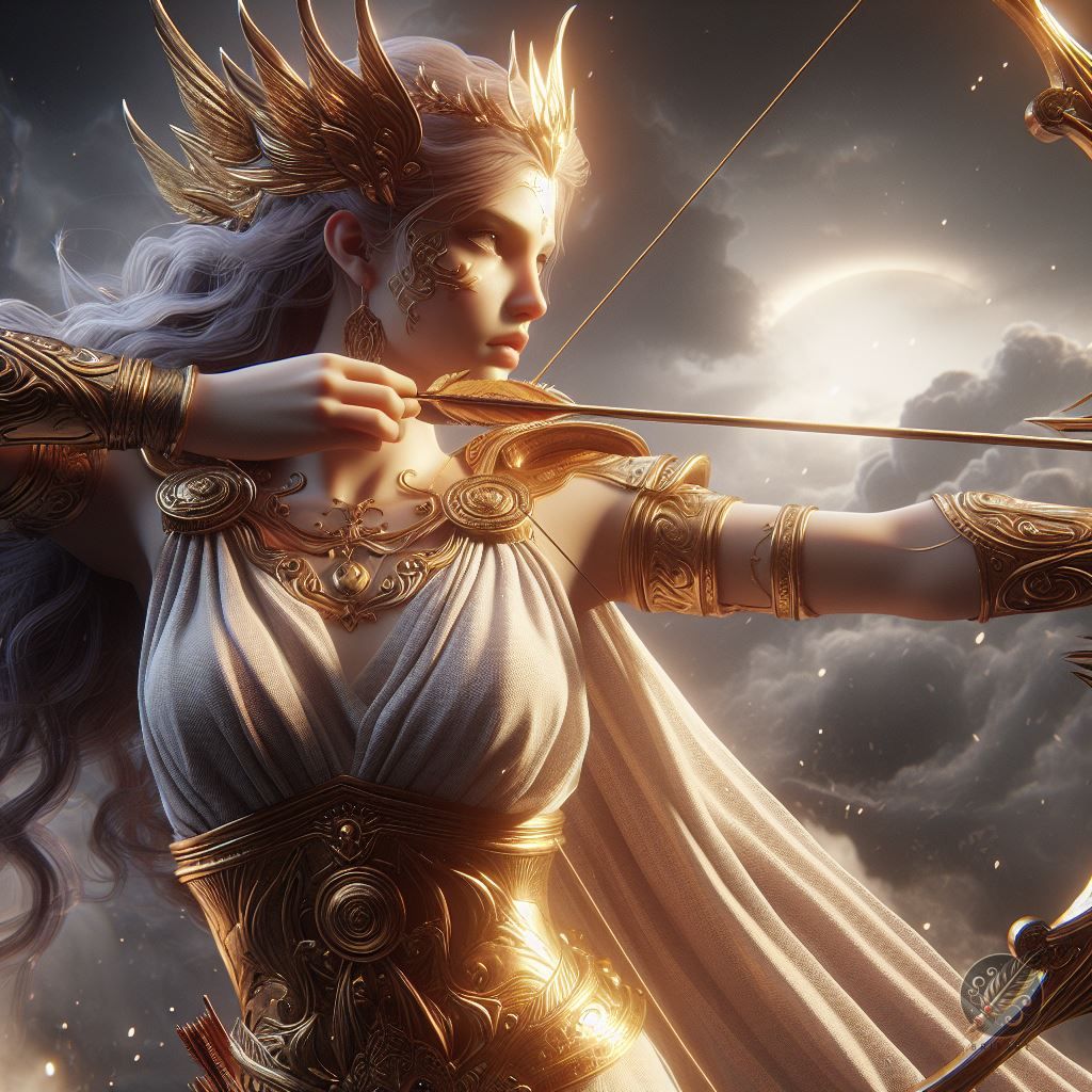 Artemis goddess of hunting by GalleryBrisArt on DeviantArt