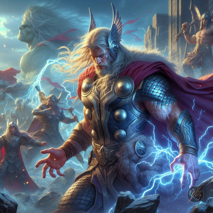 Thor Nordic God Of Thunder By GalleryBrisArt On DeviantArt thor-nordic-god-of-thunder-by-gallerybrisart-on-deviantart