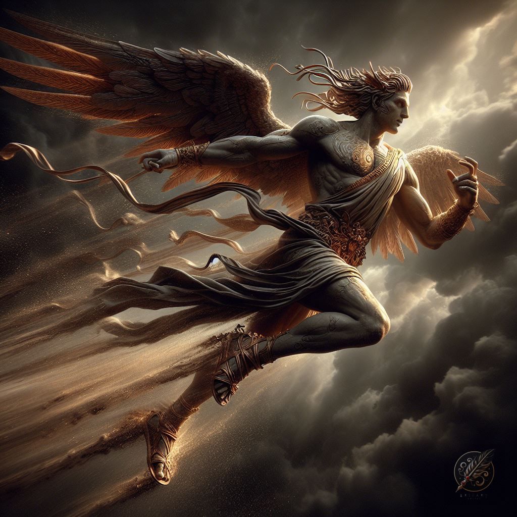 Hermes Greek God Messenger by GalleryBrisArt on DeviantArt