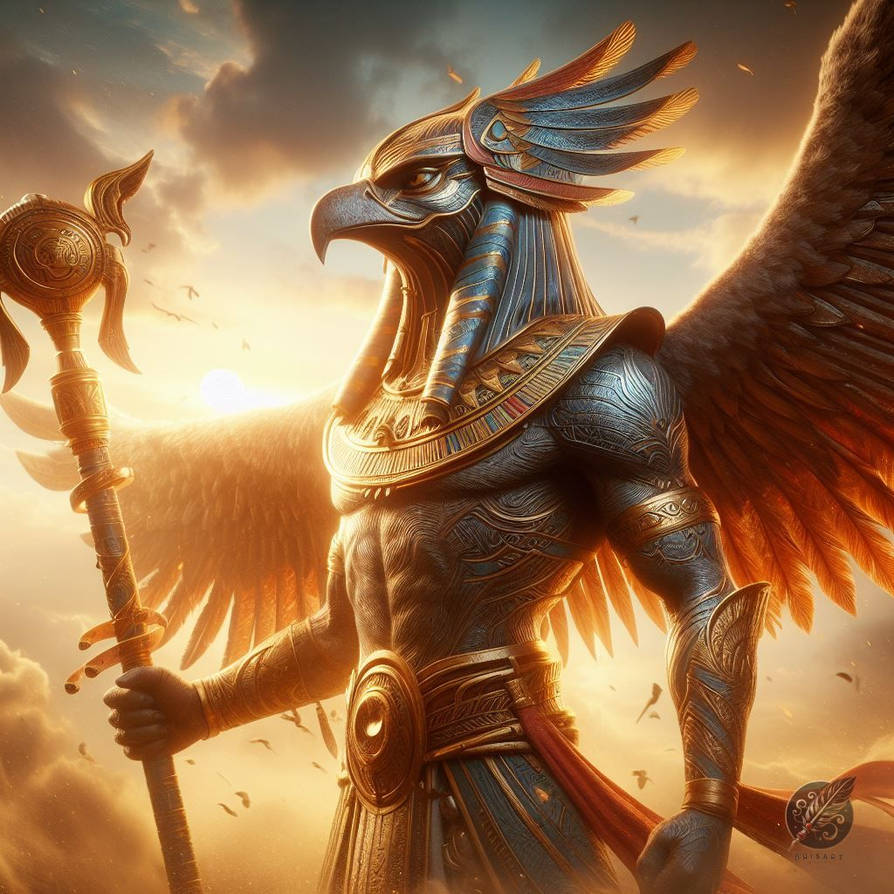 Horus Egyptian God Of The Sky By GalleryBrisArt On DeviantArt horus-egyptian-god-of-the-sky-by-gallerybrisart-on-deviantart