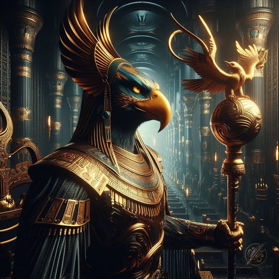 Thoth, Zehuti or Tehuti the Egyptian god of magic by GalleryBrisArt on ...