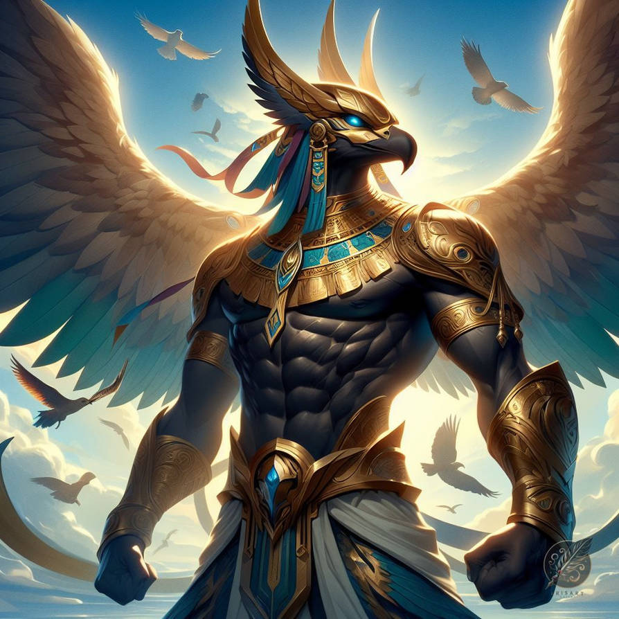 Horus Egyptian God Of The Sky By GalleryBrisArt On DeviantArt horus-egyptian-god-of-the-sky-by-gallerybrisart-on-deviantart
