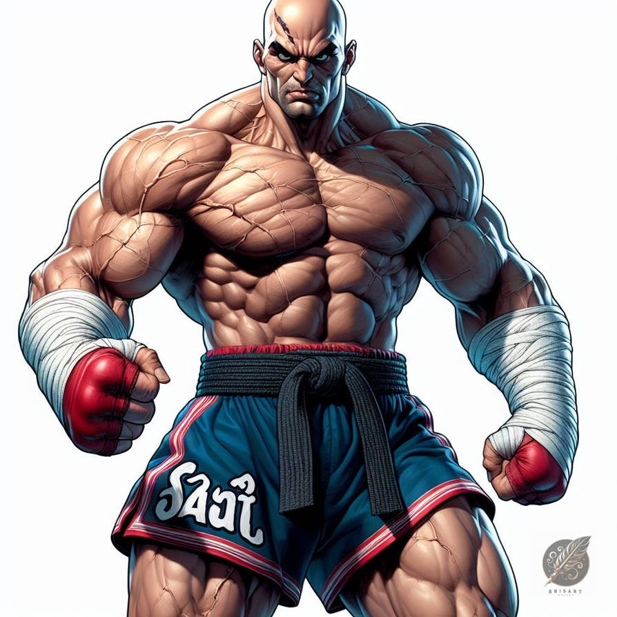 Sagat Rapper Sagat Street Fighter by GalleryBrisArt on DeviantArt
