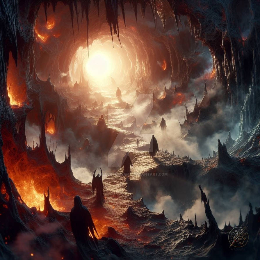 Hell Path Drawing Path from Hell to Heaven by GalleryBrisArt on DeviantArt