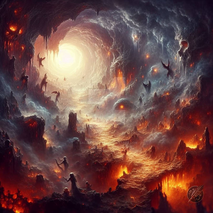 Hell Path Drawing Path from Hell to Heaven by GalleryBrisArt on DeviantArt